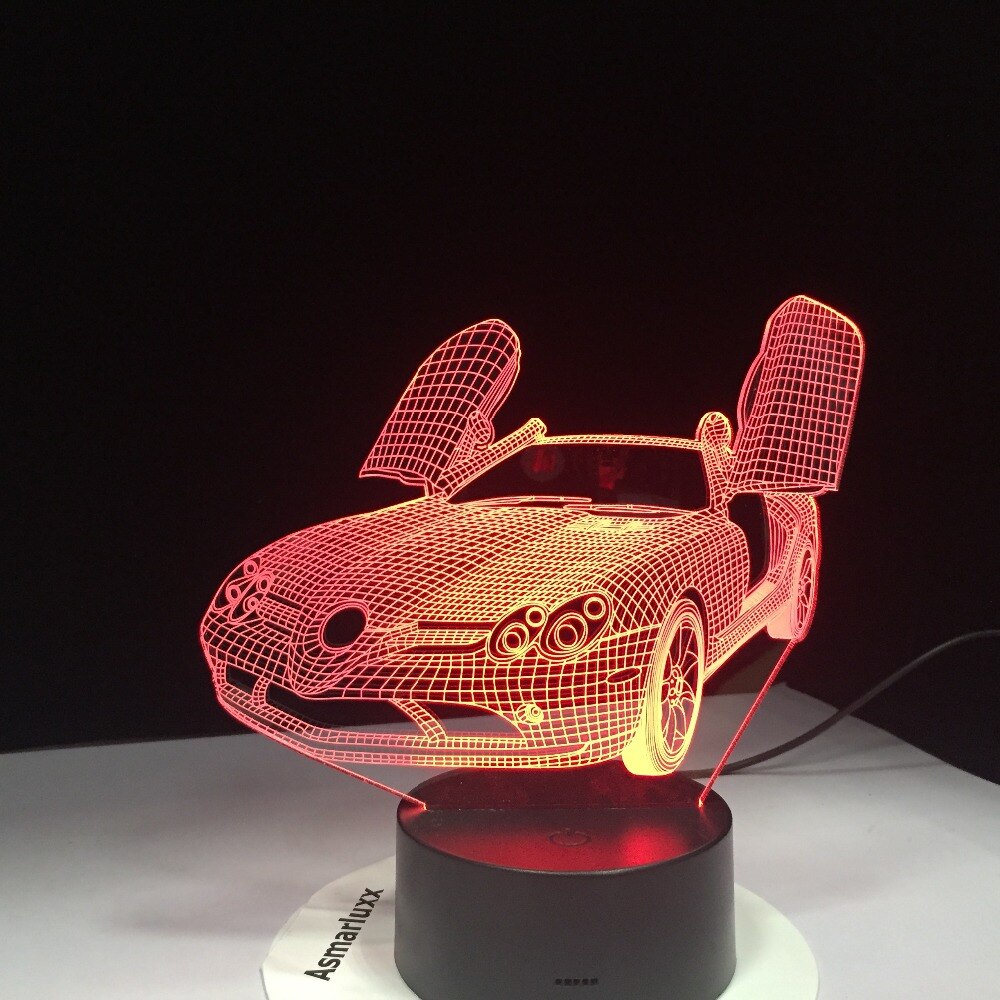   ο ī 3D  USB ߰  Multicolors  LED RGBW  Luminaria ̺ ũ 
